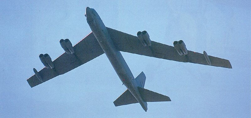 B-52 Bomber Aircraft — Blue, Neutral