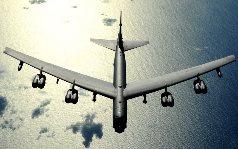 B-52 Bomber Aircraft — Dramatic