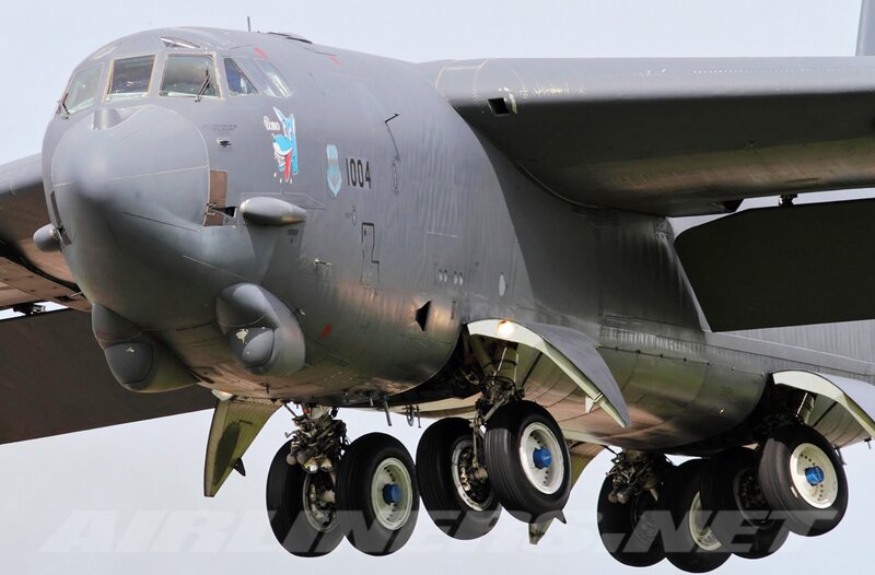 B-52 Bomber Aircraft — Gray, Neutral