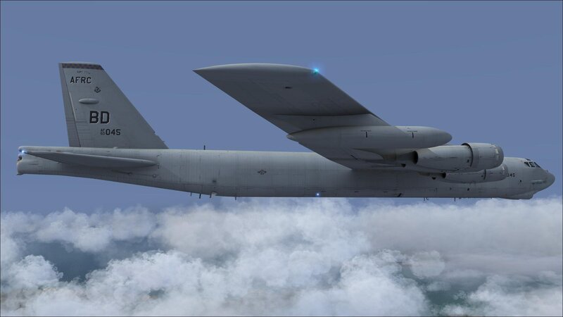 B-52 Bomber Aircraft — Gray, Serene, 3d Render