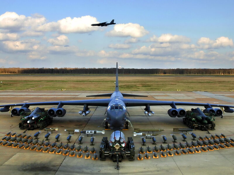 B-52 Bomber Aircraft — Gray