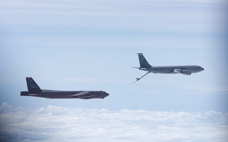 B-52 Bomber and KC-135 Tanker