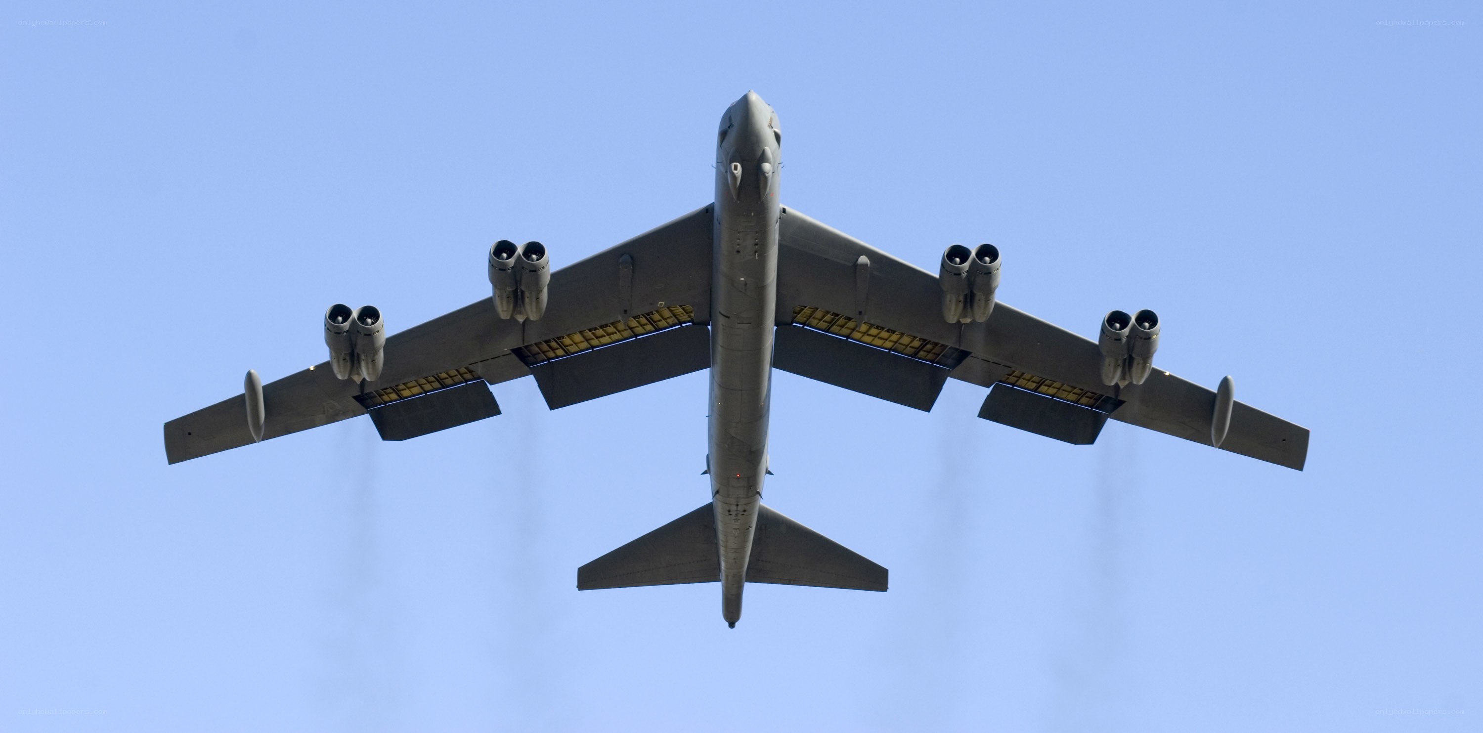 B-52 bomber in flight