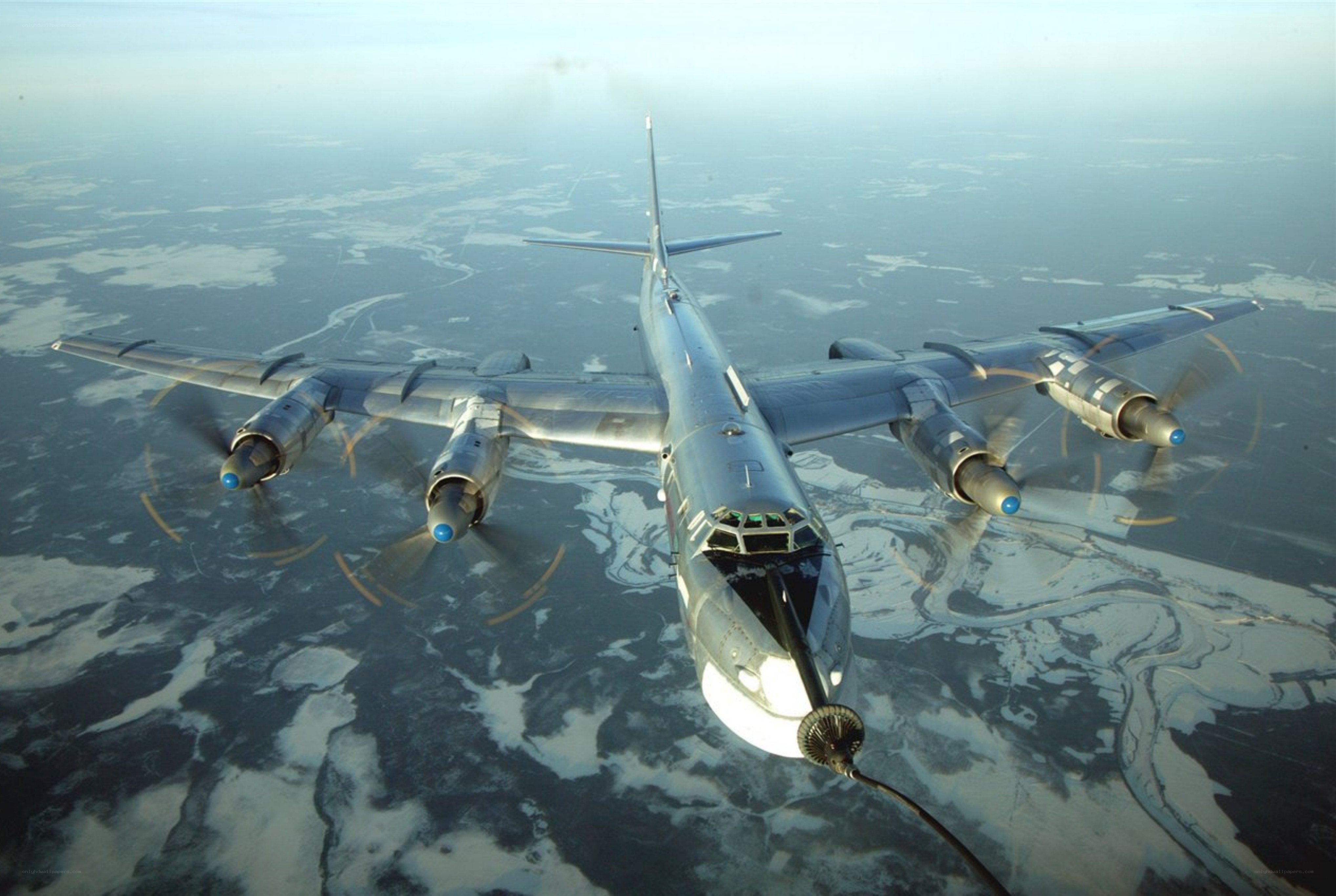 B-52 bomber in flight