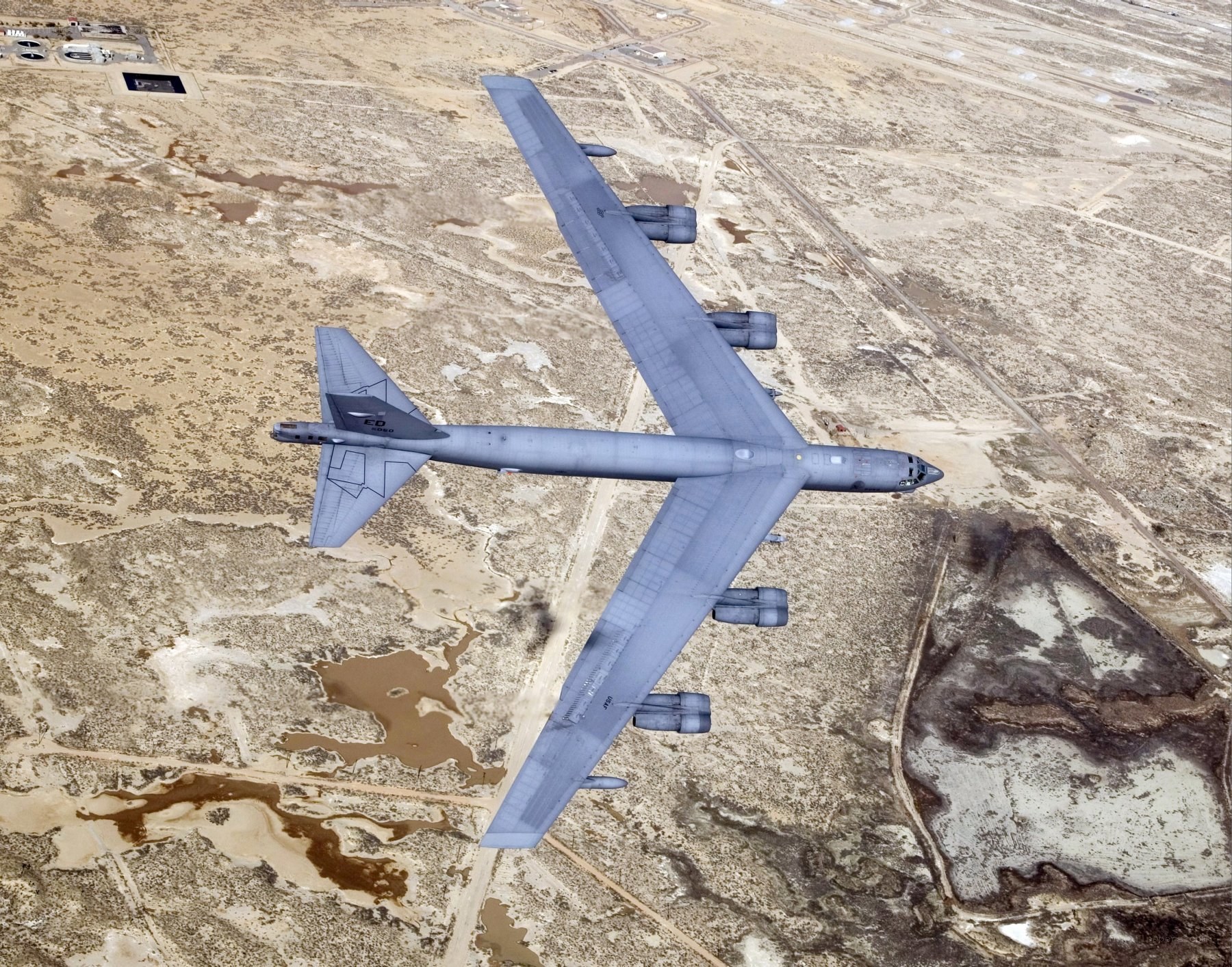 B-52 bomber in flight