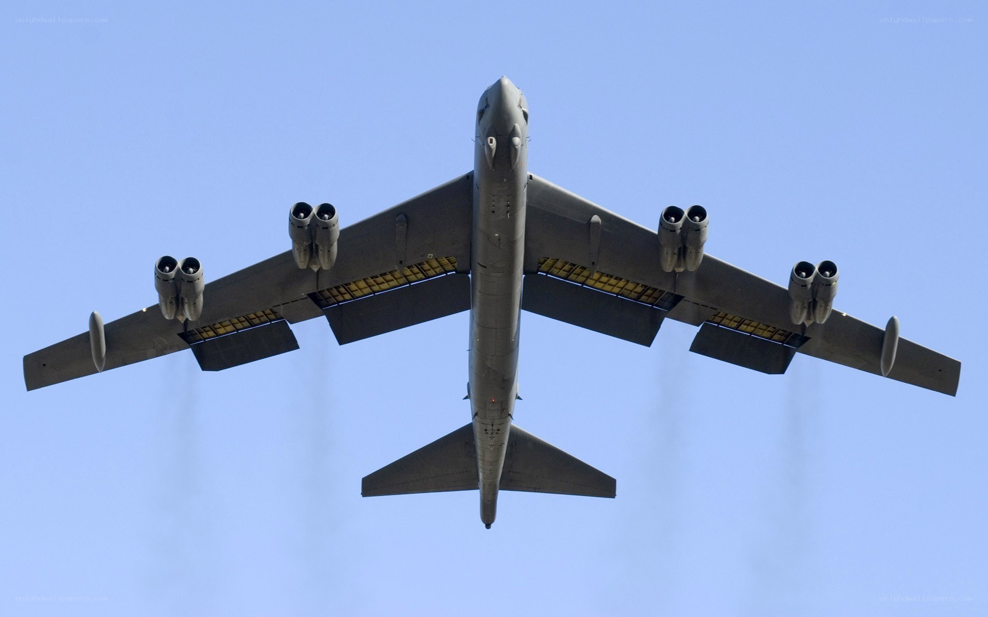 B-52 bomber in flight