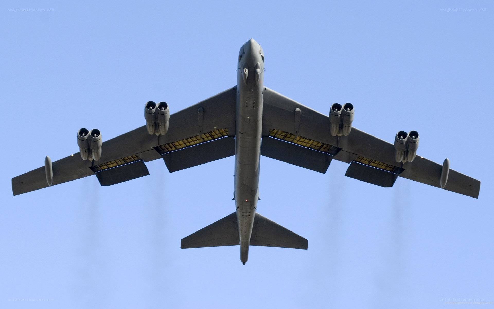 B-52 bomber in flight