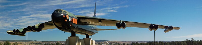 B-52 bomber on display