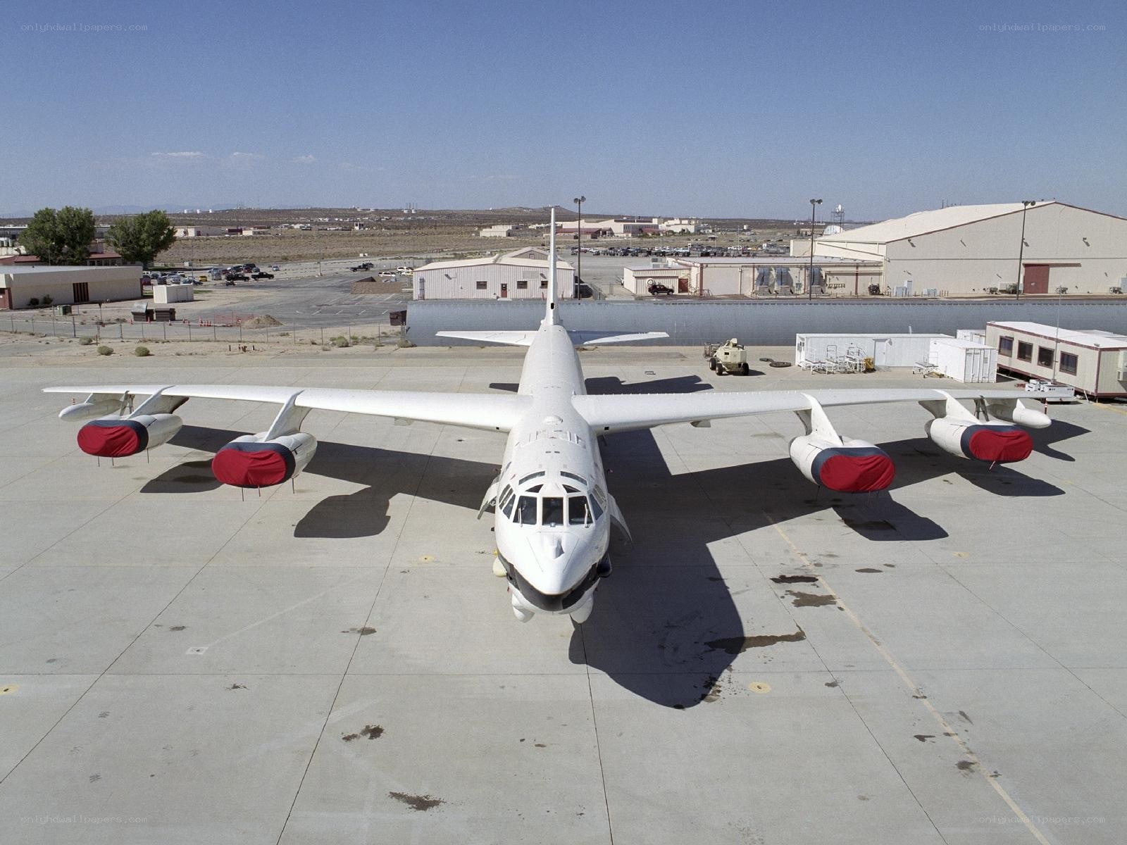 B-52 bomber on tarmac
