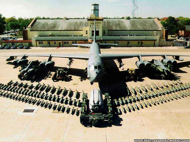 B-52 Bomber with Munitions