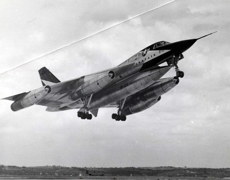 B-58 Hustler in flight