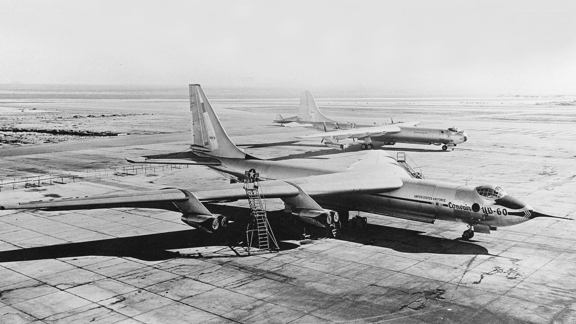 B-60 bombers on tarmac