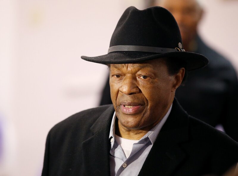 B.B. King wearing a hat