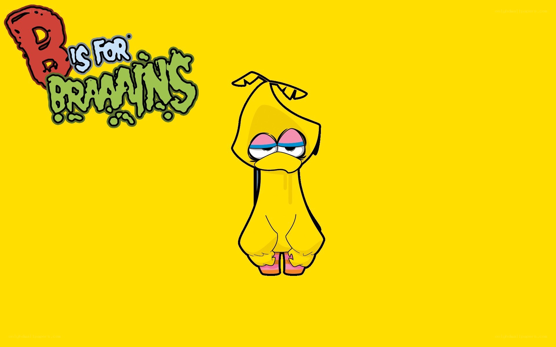 B is for Brains character