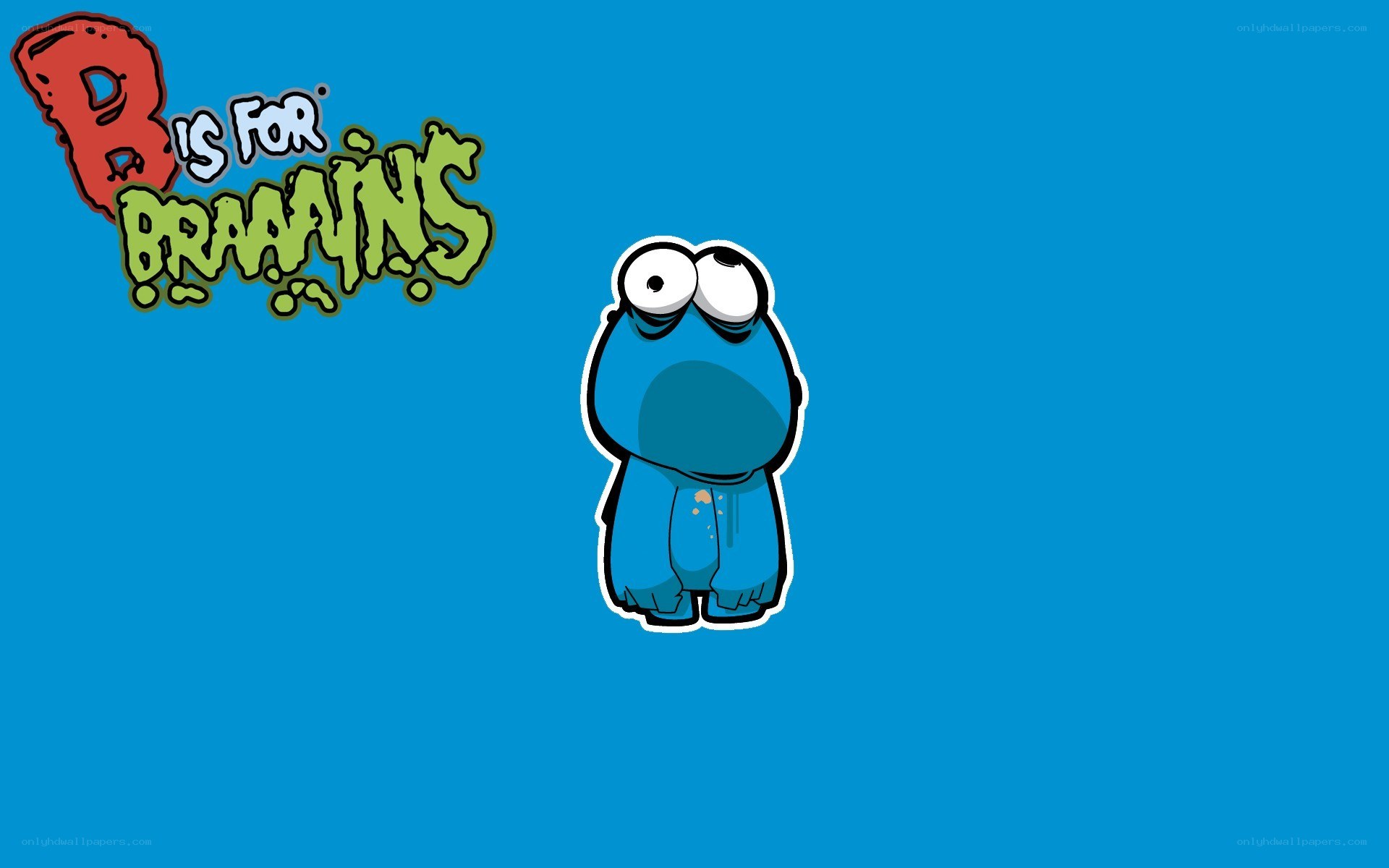 B is for Brains character art