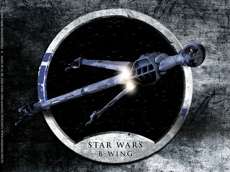 B-Wing Star Wars spacecraft