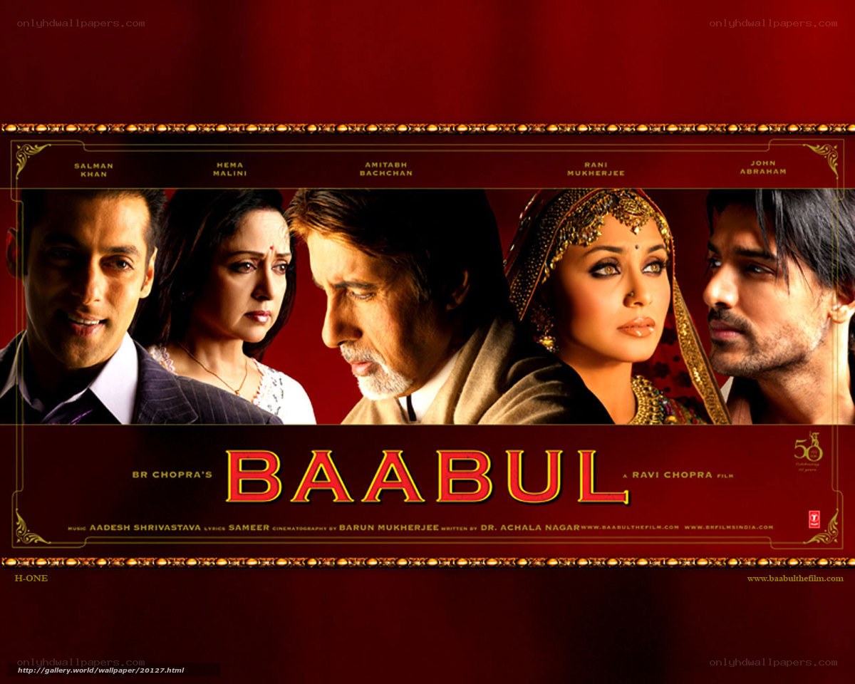 Baabul movie poster