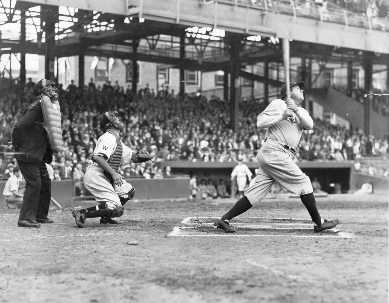 Babe Ruth at bat