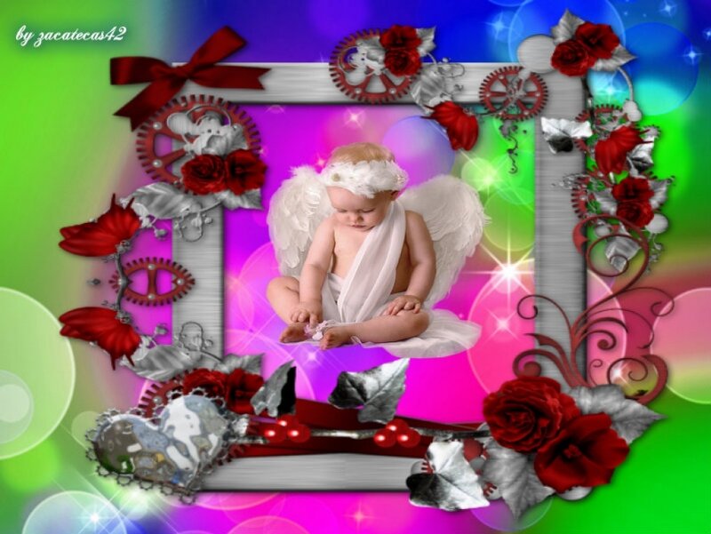 Baby Angel with Wings — Pink, Festive