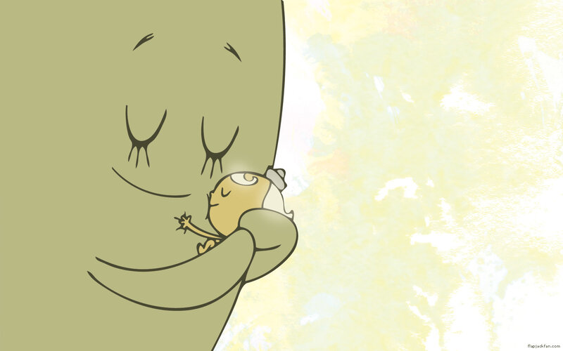 Baby Being Held — Green
