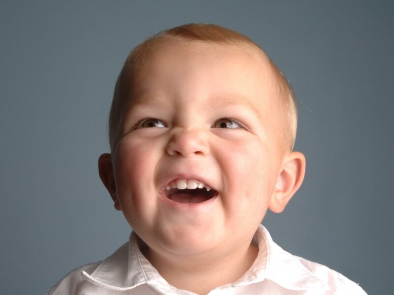 Baby Boy Laughing