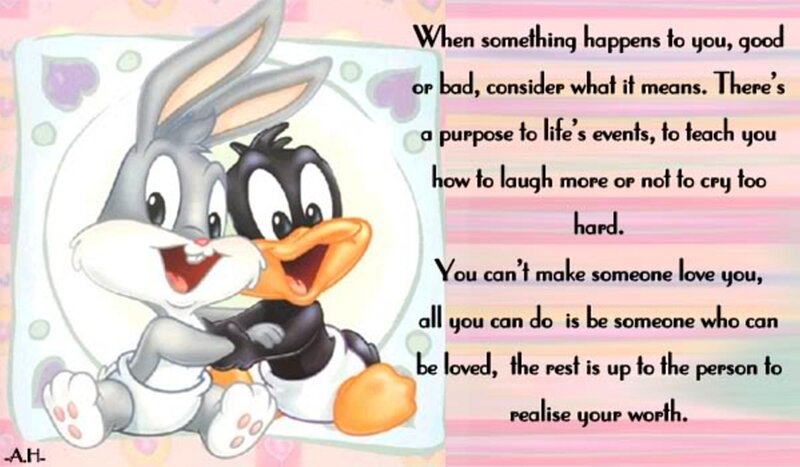 Baby Bugs Bunny and Daffy Duck