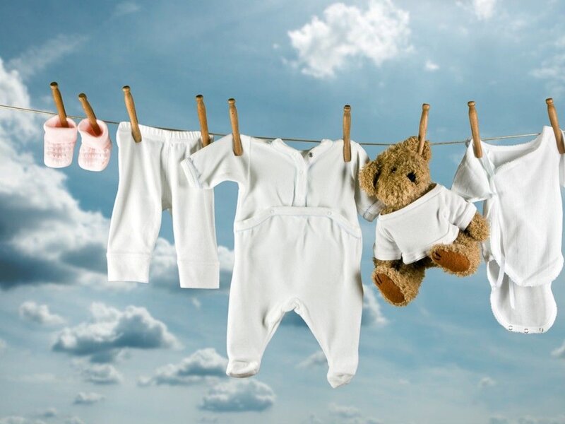 Baby Clothes on Line