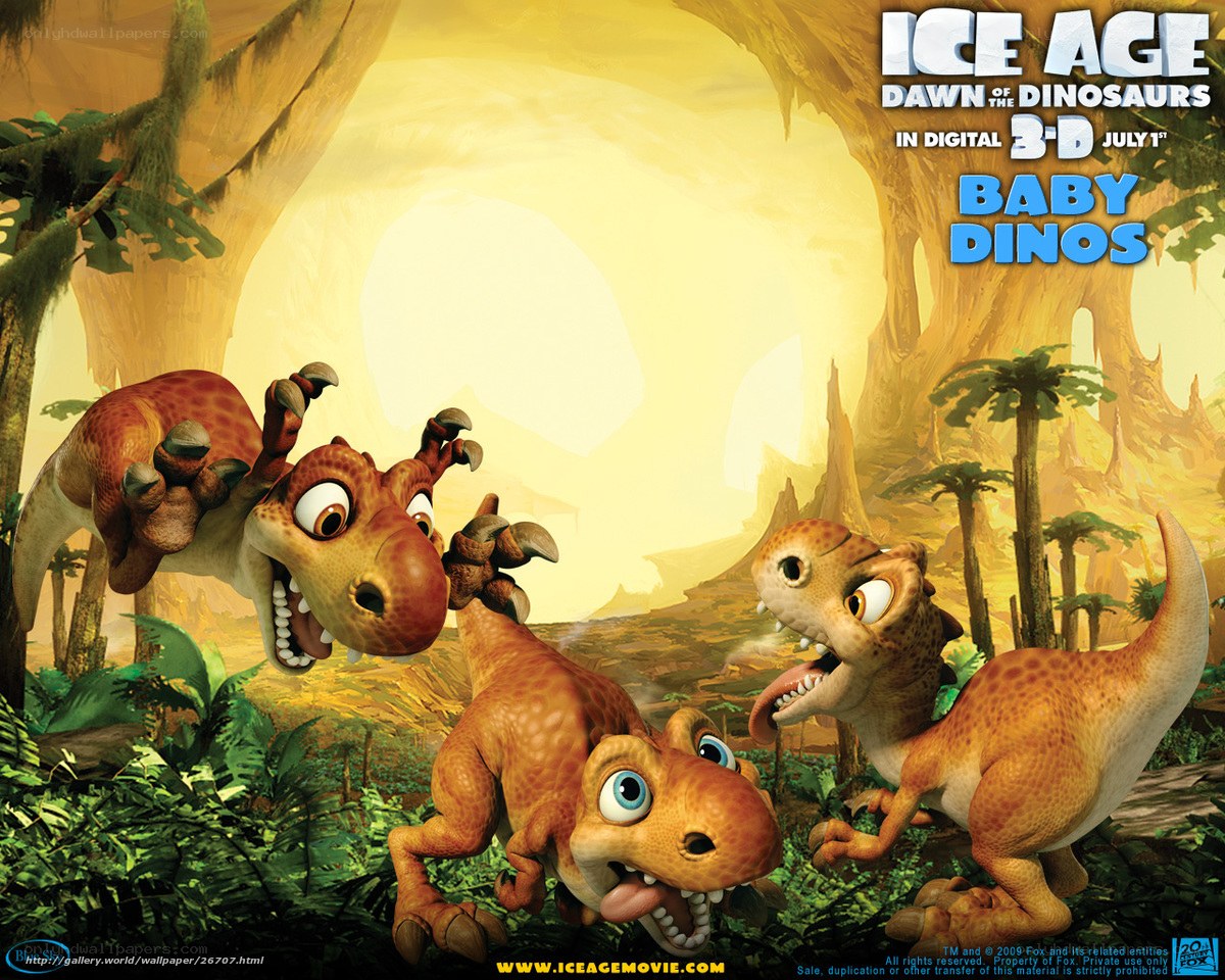 Baby Dinosaurs in Jungle