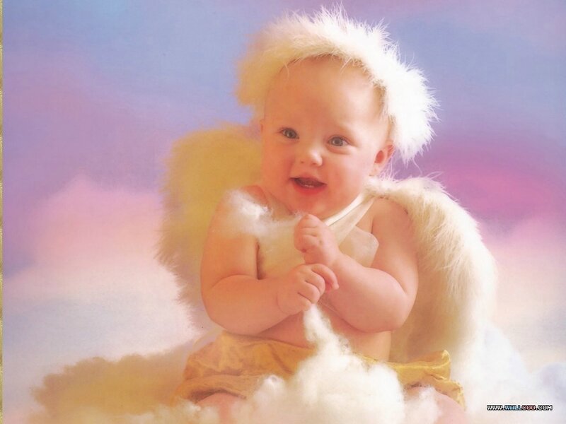 Baby Dressed as Angel