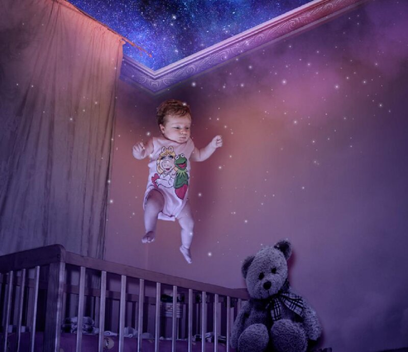 Baby Floating in Room