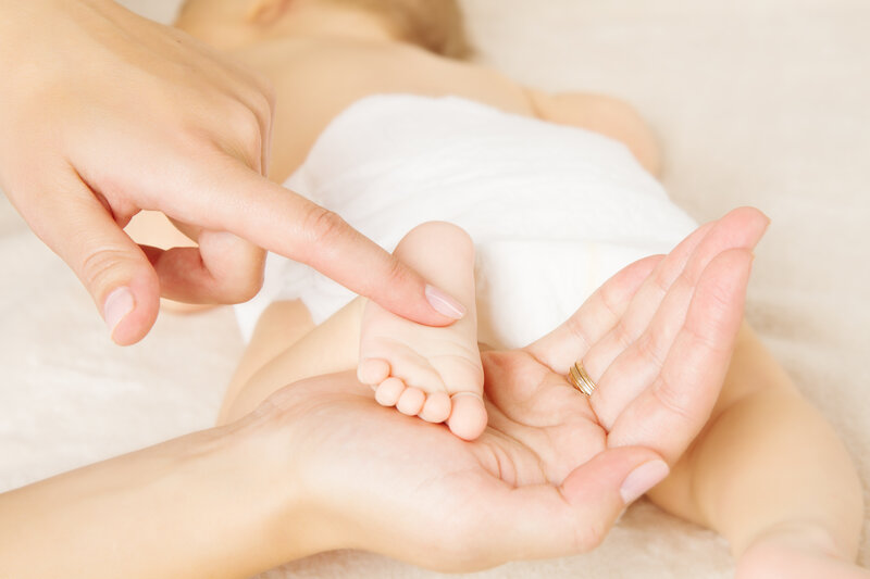 Baby Foot Massage