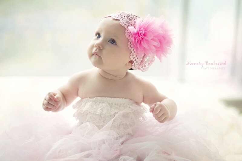 Baby Girl in Pink Dress — Serene