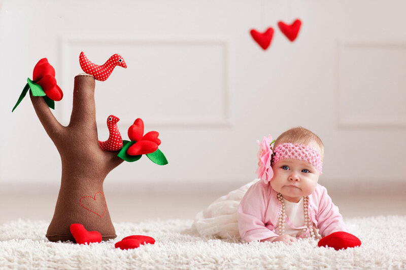 Baby Girl on Carpet