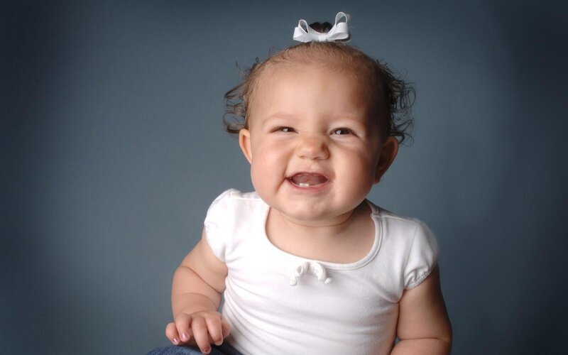 Baby Girl Smiling