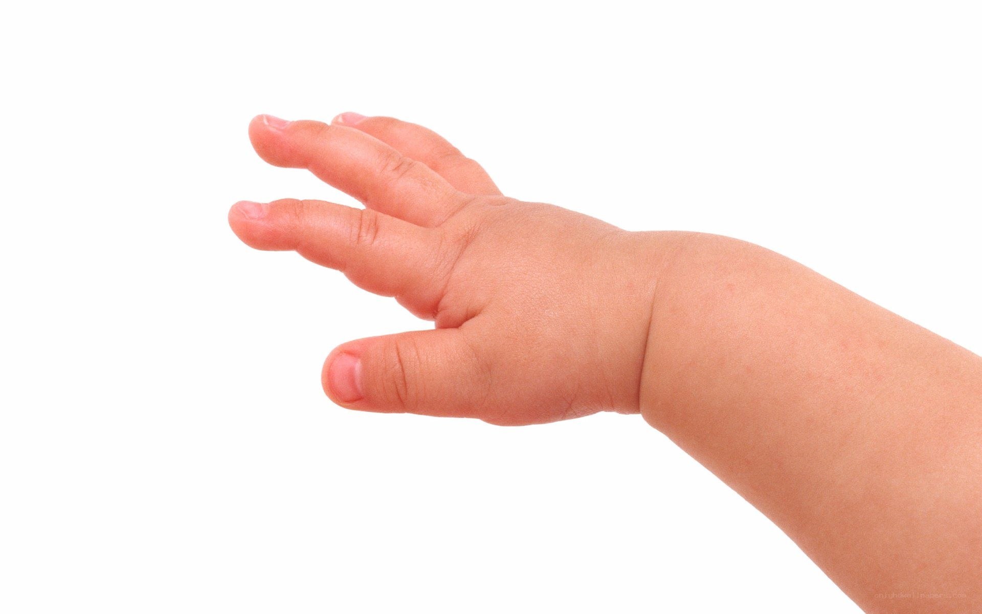 baby hand reaching out