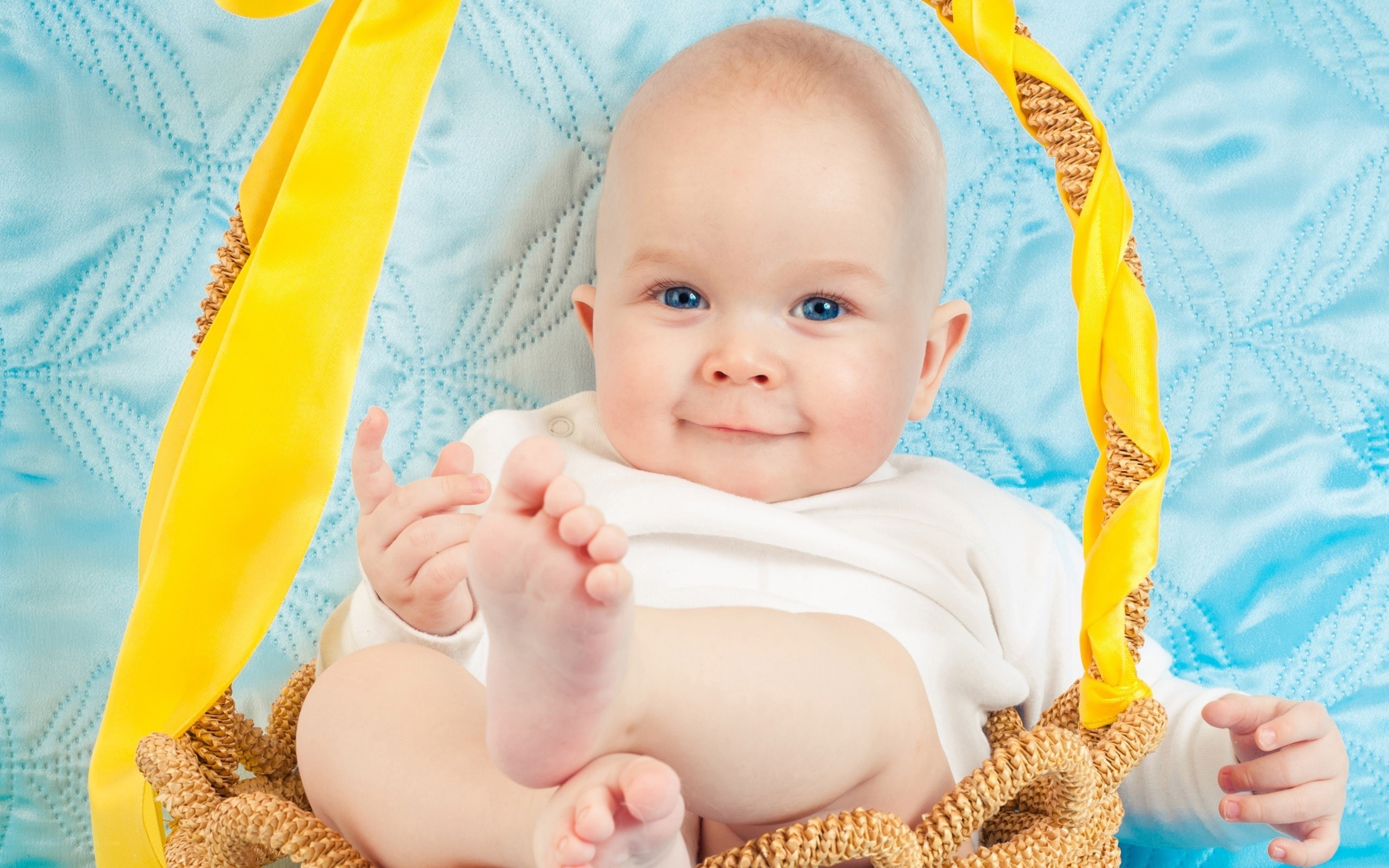 baby in a basket