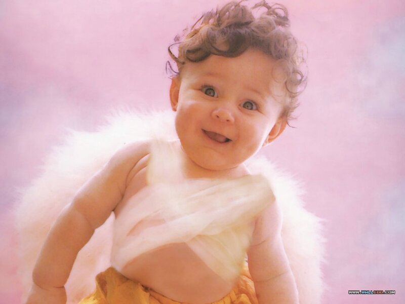 Baby in angel costume