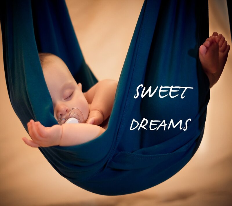 Baby in Blue Hammock — Serene