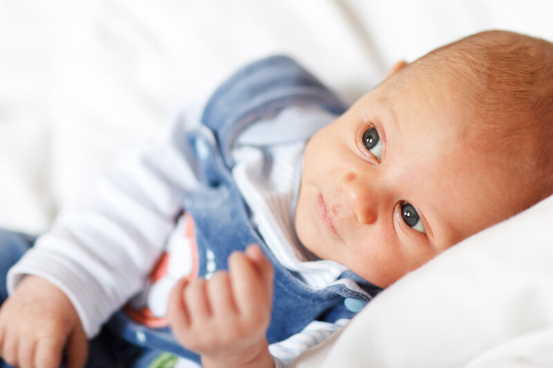 Baby in Blue Overalls