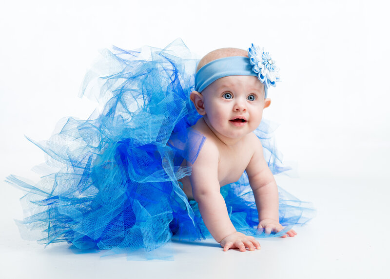 Baby in Blue Tutu — Innocent