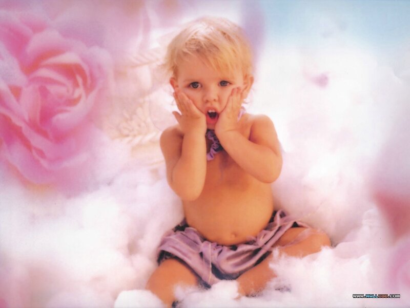 Baby in Cotton Clouds