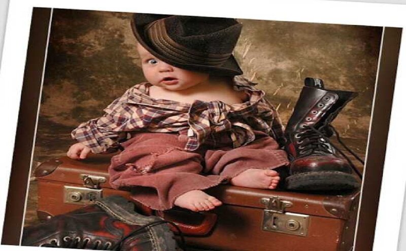 Baby in Cowboy Hat