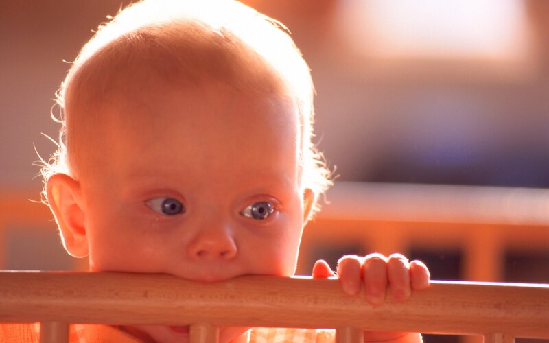 Baby in Crib
