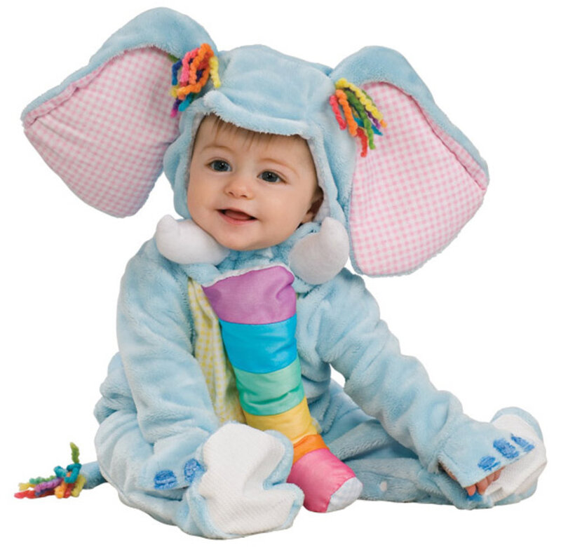 Baby in Elephant Costume — Blue