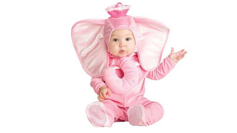Baby in Elephant Costume — Pink
