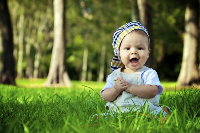 Baby in Grass