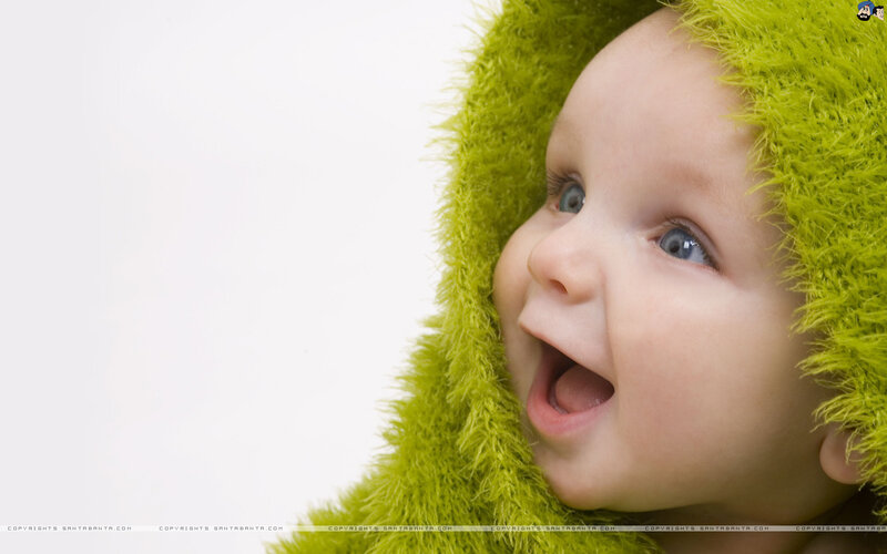 Baby in Green Hood — Innocent