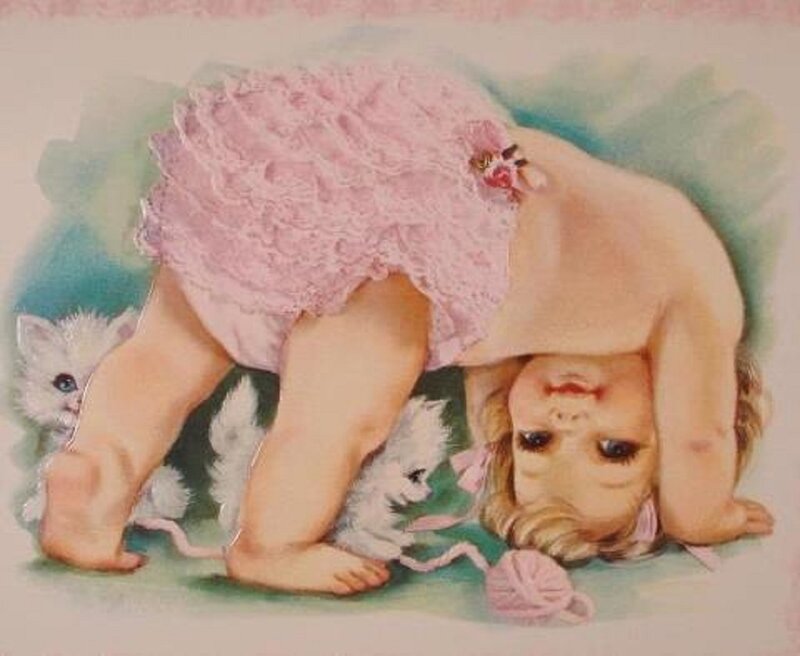 Baby in Handstand