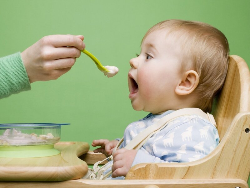 Baby in High Chair
