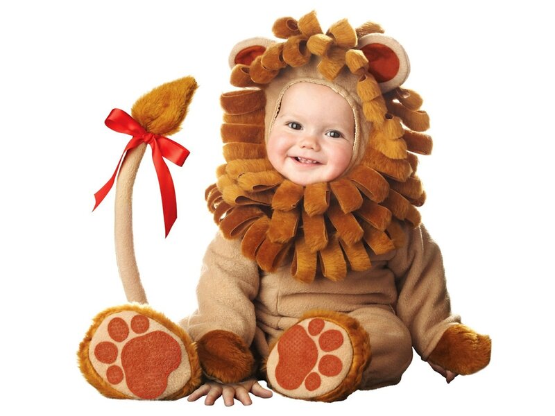 Baby in Lion Costume — Brown